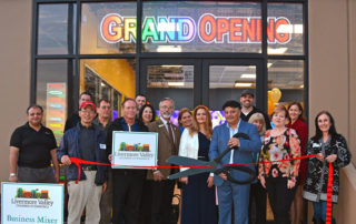 SunRise and Sunny Neon Ribbon Cutting